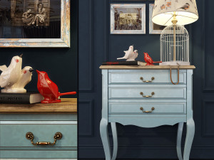 nightstand leontina 3D Model