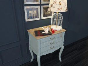 nightstand leontina 3D Model