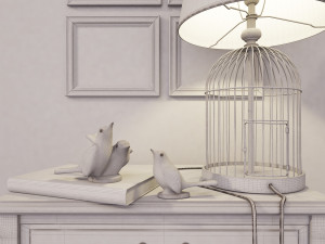 nightstand leontina Modèle 3D