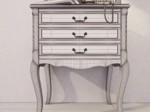 nightstand leontina 3D Model