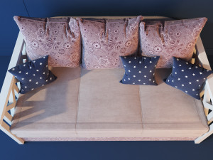 sofa provence 3D-Modell