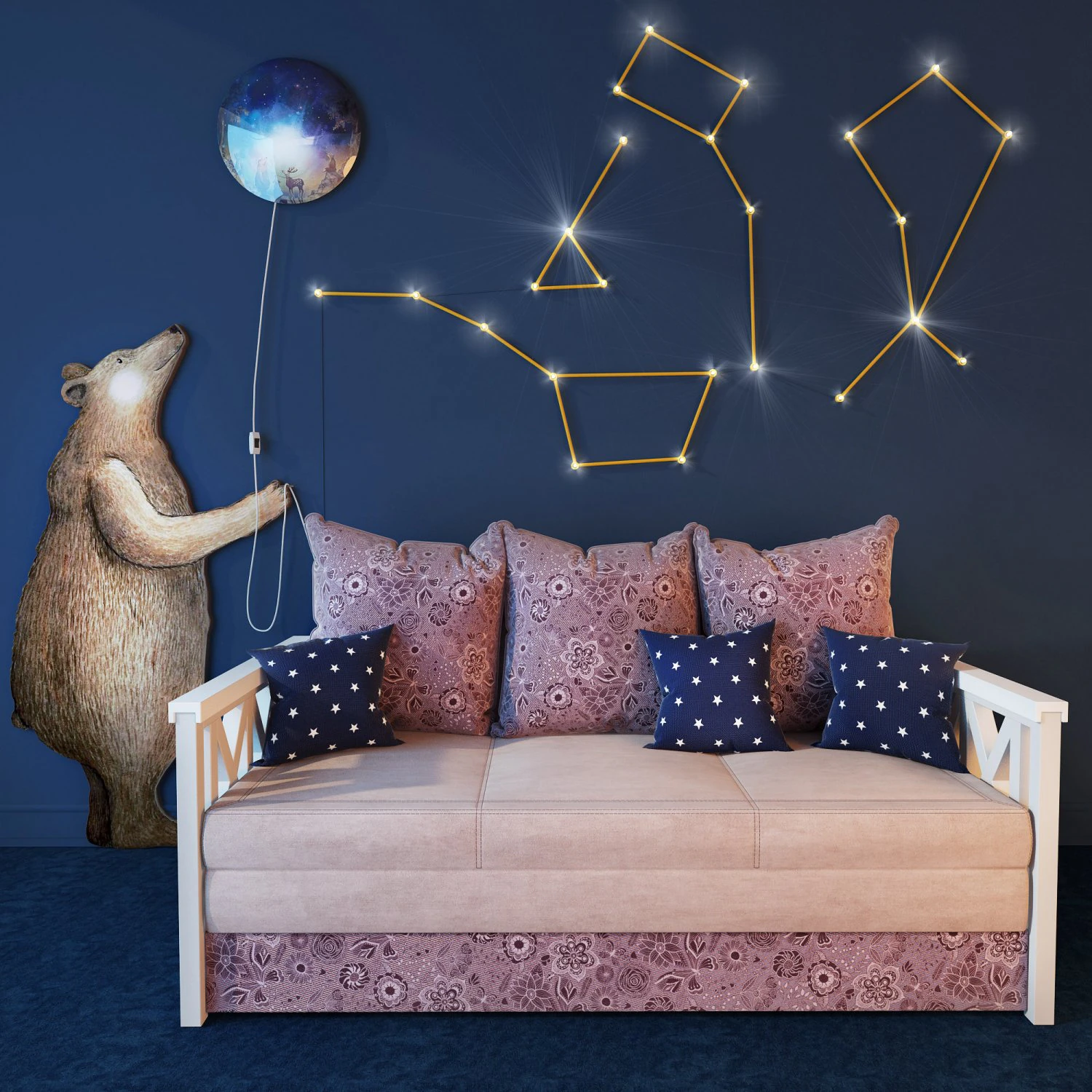 sofa provence 3D Model .c4d .max .obj .3ds .fbx .stl .blend 