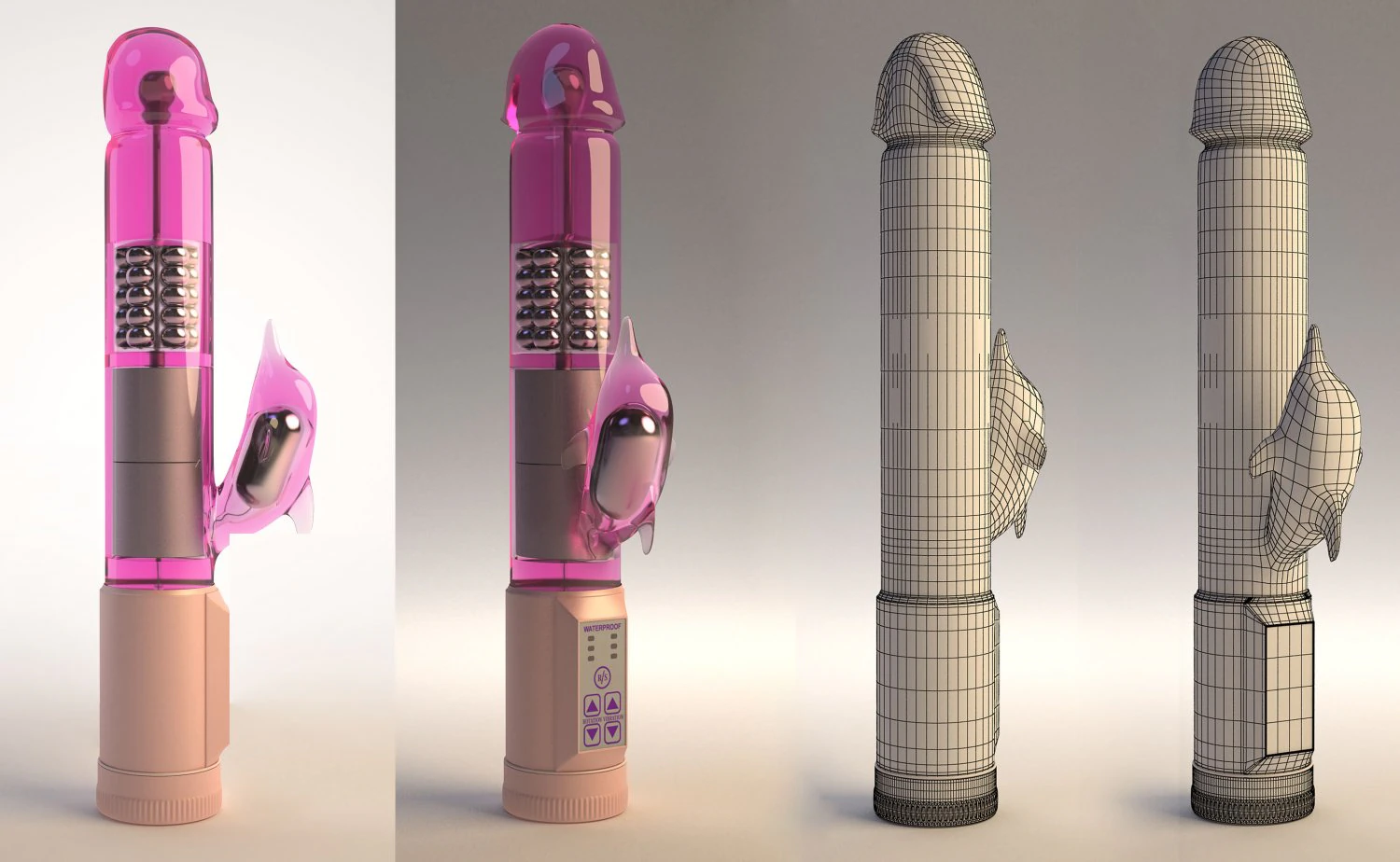 dildo penis 3D Model .c4d .max .obj .3ds .fbx .stl .blend 