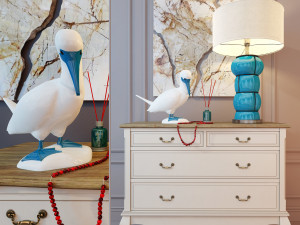 leontina dresser lamp thomas bina buble Modello 3D