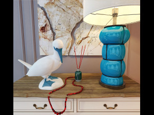 leontina dresser lamp thomas bina buble 3D 模型