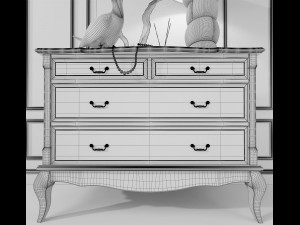 leontina dresser lamp thomas bina buble 3D 模型