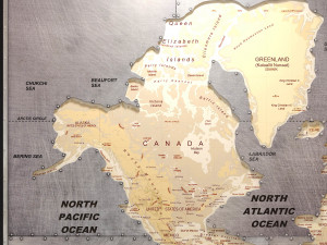 world map metall Model 3D