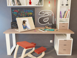 desk grand model Model 3D
