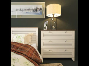bed riviera hoff 3D Model