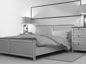 bed riviera hoff 3Dモデル