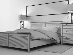 bed riviera hoff 3D Model