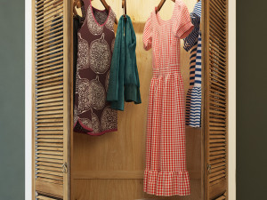 wardrobe 2-door folk wellige 3D Модель