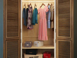 wardrobe 2-door folk wellige 3D Model