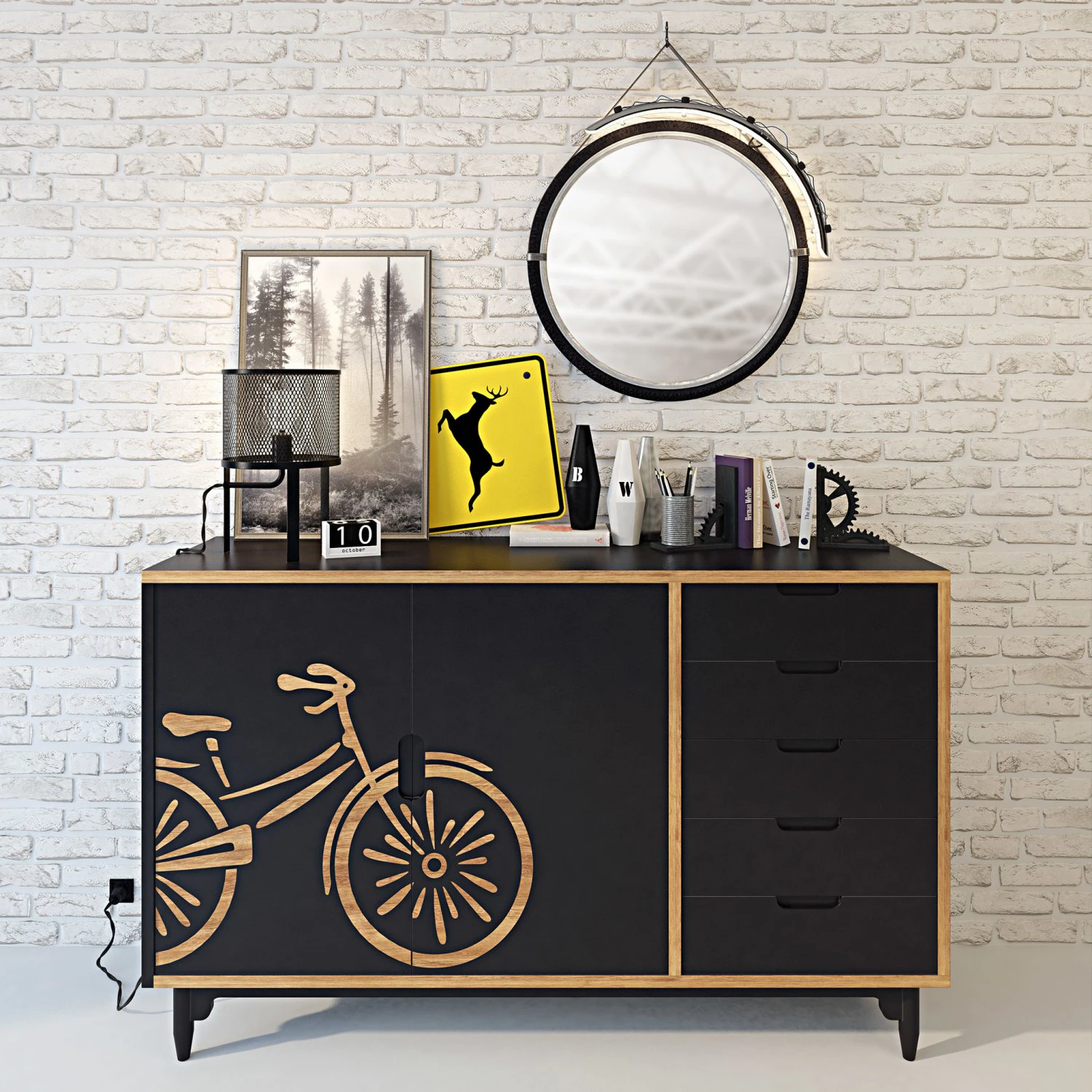 chest of drawers travel 3D Model .c4d .max .obj .3ds .fbx .stl .blend 