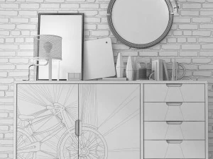 chest of drawers travel 3D Model