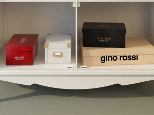 wardrobe leontina beige model 3D 模型