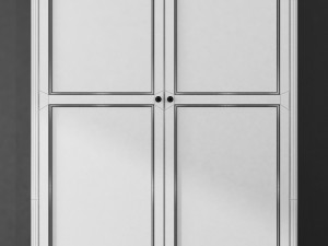 wardrobe leontina beige model 3D 模型
