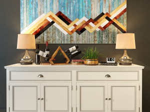 sideboard palermo with doors and drawers 3D 모델