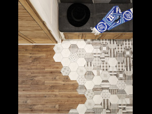 hallway setwardrobe 3 doors Modelo 3D