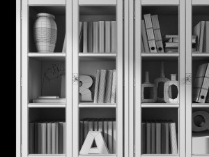 bookcase sideboard country club flai Modèle 3D