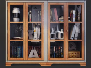 estante aparador country club flai Modelo 3D