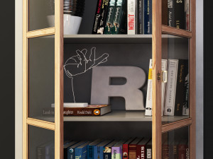 bookcase sideboard country club flai Modèle 3D