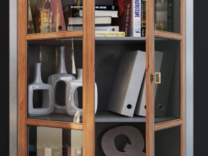 bookcase sideboard country club flai Modèle 3D