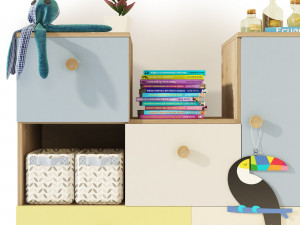 bookcase sideboardfurniture kvikk Modèle 3D