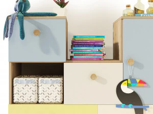 bookcase sideboardfurniture kvikk 3D Model