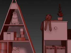 bookcase sideboardfurniture kvikk Modèle 3D