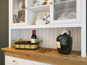 cupboard boston provence 3D मॉडल