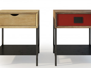 nightstand sideboard la redoute mambo 3D-Modell