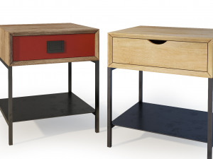 nightstand sideboard la redoute mambo 3D-Modell