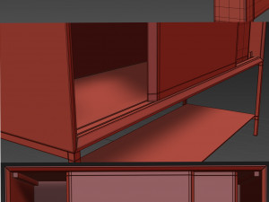 nightstand sideboard la redoute mambo 3D-Modell