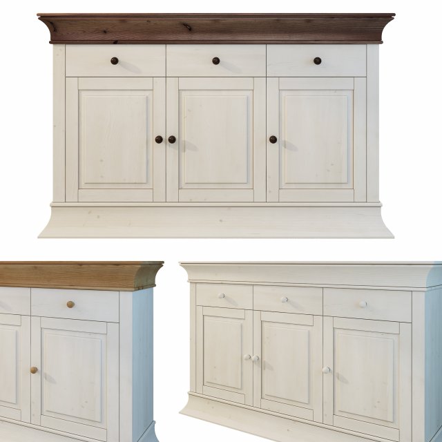 sideboard boston 3D मॉडल .c4d .max .obj .3ds .fbx .stl .blend 