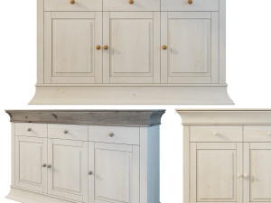 sideboard boston 3D मॉडल