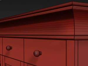 サイドボードボストン 3Dモデル