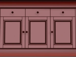 サイドボードボストン 3Dモデル