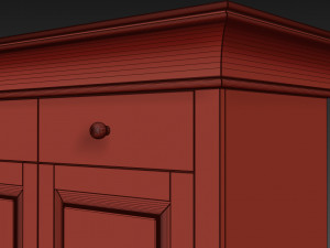 sideboard boston 3D मॉडल