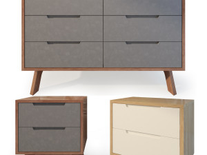 nightstand dresser jenson tim fenby 3D मॉडल