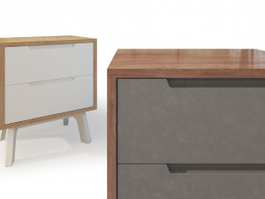nightstand dresser jenson tim fenby 3D Model