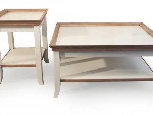 coffee table country club flai 3D Model