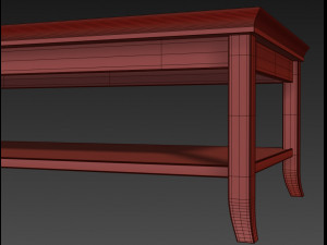 coffee table country club flai 3D Model