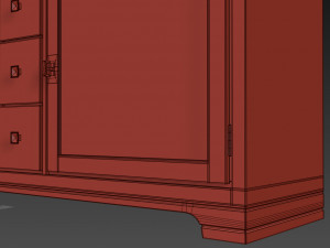 chest - sideboard country club 8240 flai 3D 模型