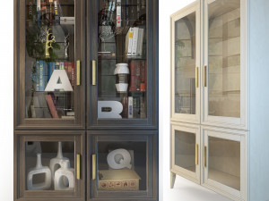 bookcase cabinet charlie 3D Model