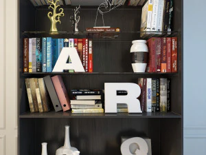 bookcase cabinet charlie 3D Model