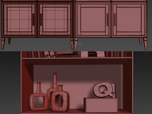 bookcase cabinet charlie Modelo 3D