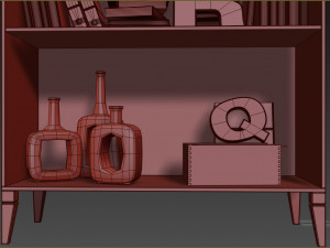 bookcase cabinet charlie Modelo 3D