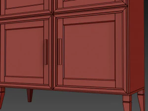bookcase cabinet charlie 3D Model
