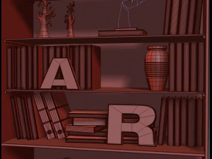 bookcase cabinet charlie 3D Model